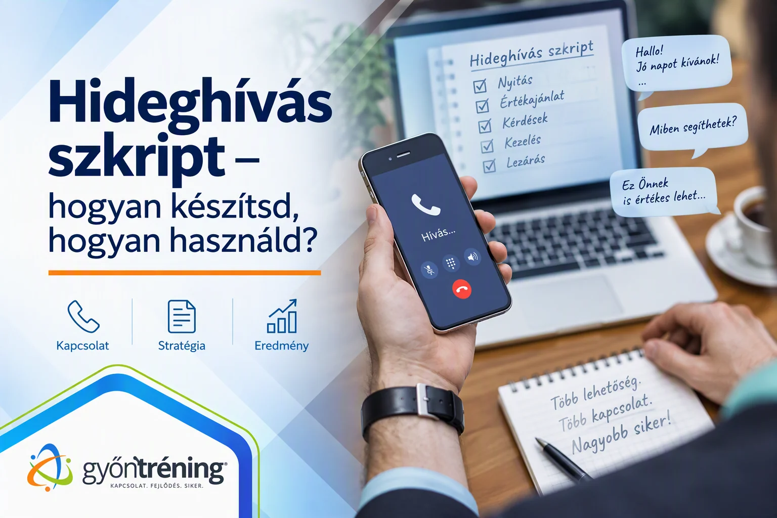 Hideghívás szkript – hogyan készítsd, hogyan használd